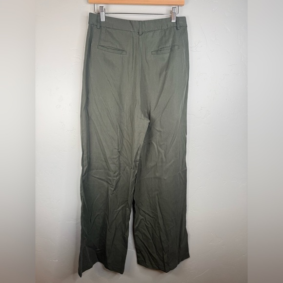 VETTA Wide-Leg Pants Lightweight Tencel Made in USA Size 8 - Picture 4 of 9